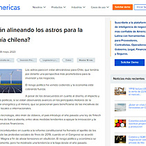 Se estn alineando los astros para la economa chilena?